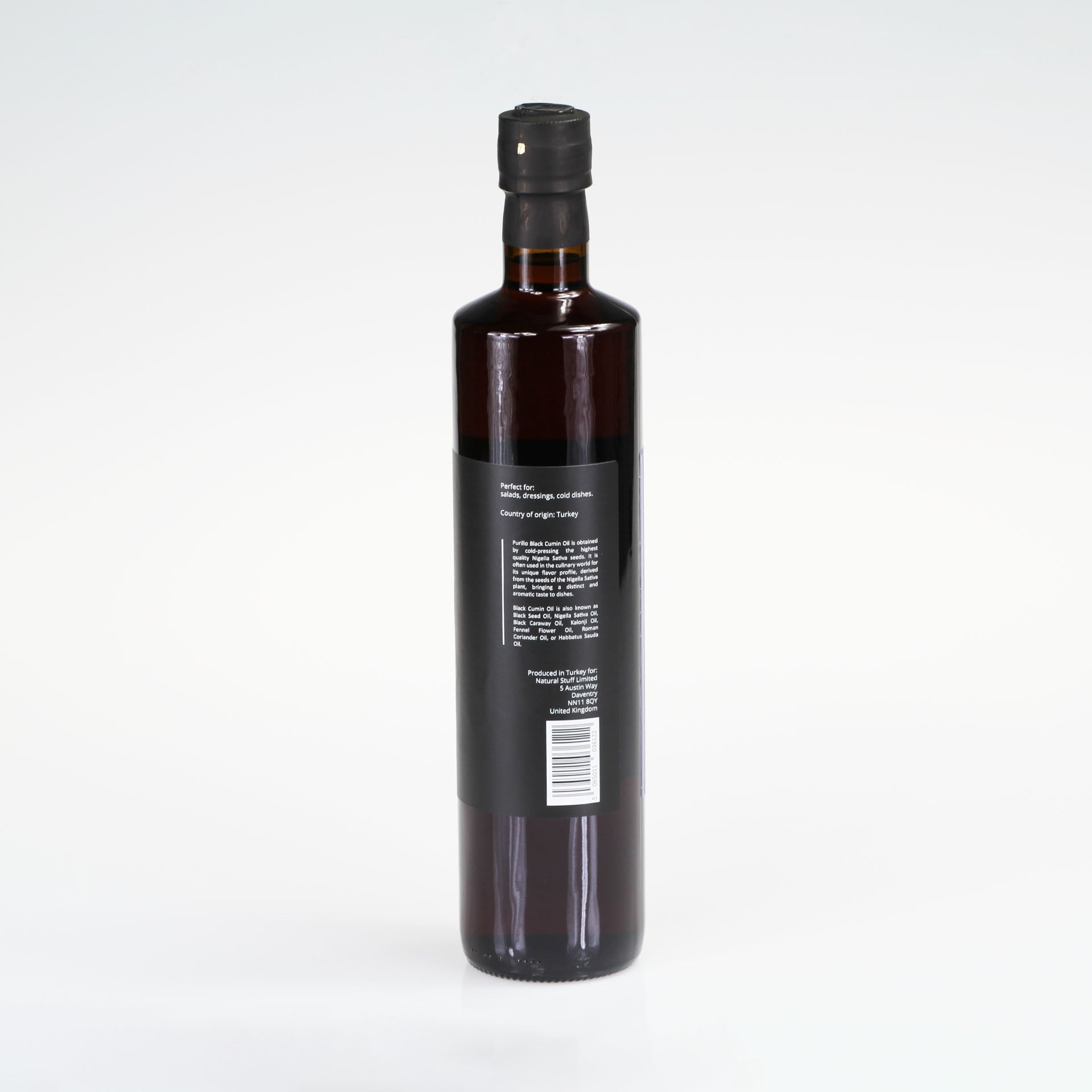 Black Cumin oil - Black Seed oil (Nigella Sativa) - cold pressed - unrefined - Premium - Purillo