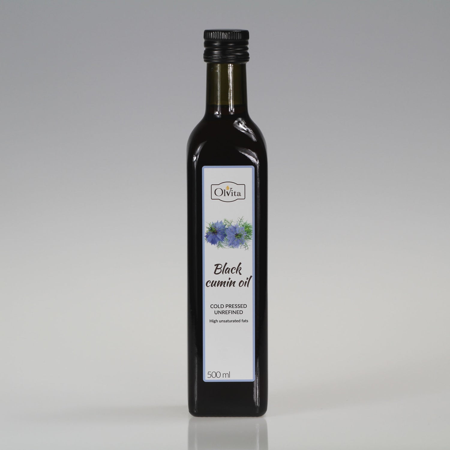 Black cumin / black seed oil (Nigella sativa), cold-pressed Ol’Vita