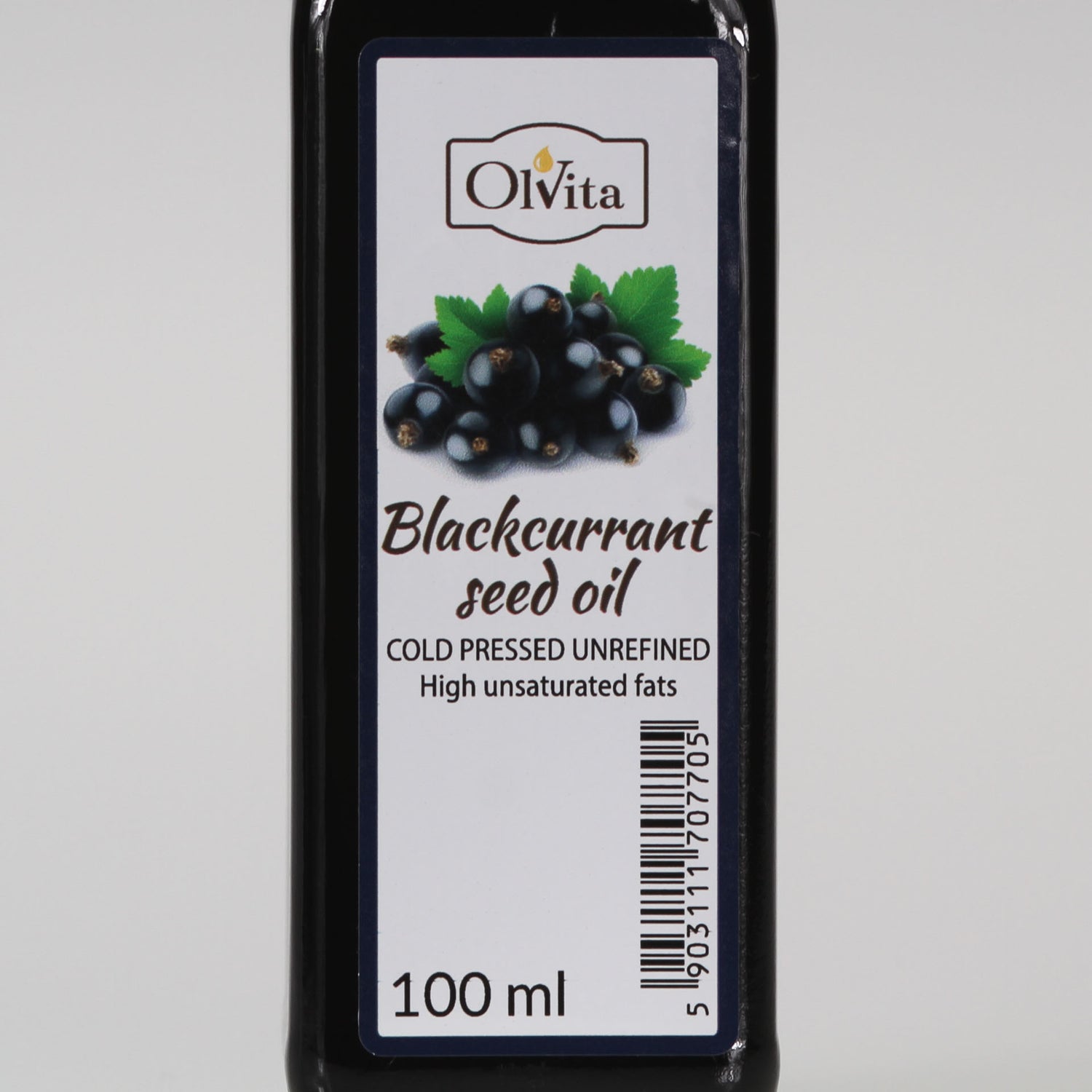 Blackcurrant seed oil, cold-pressed and crude Ol&