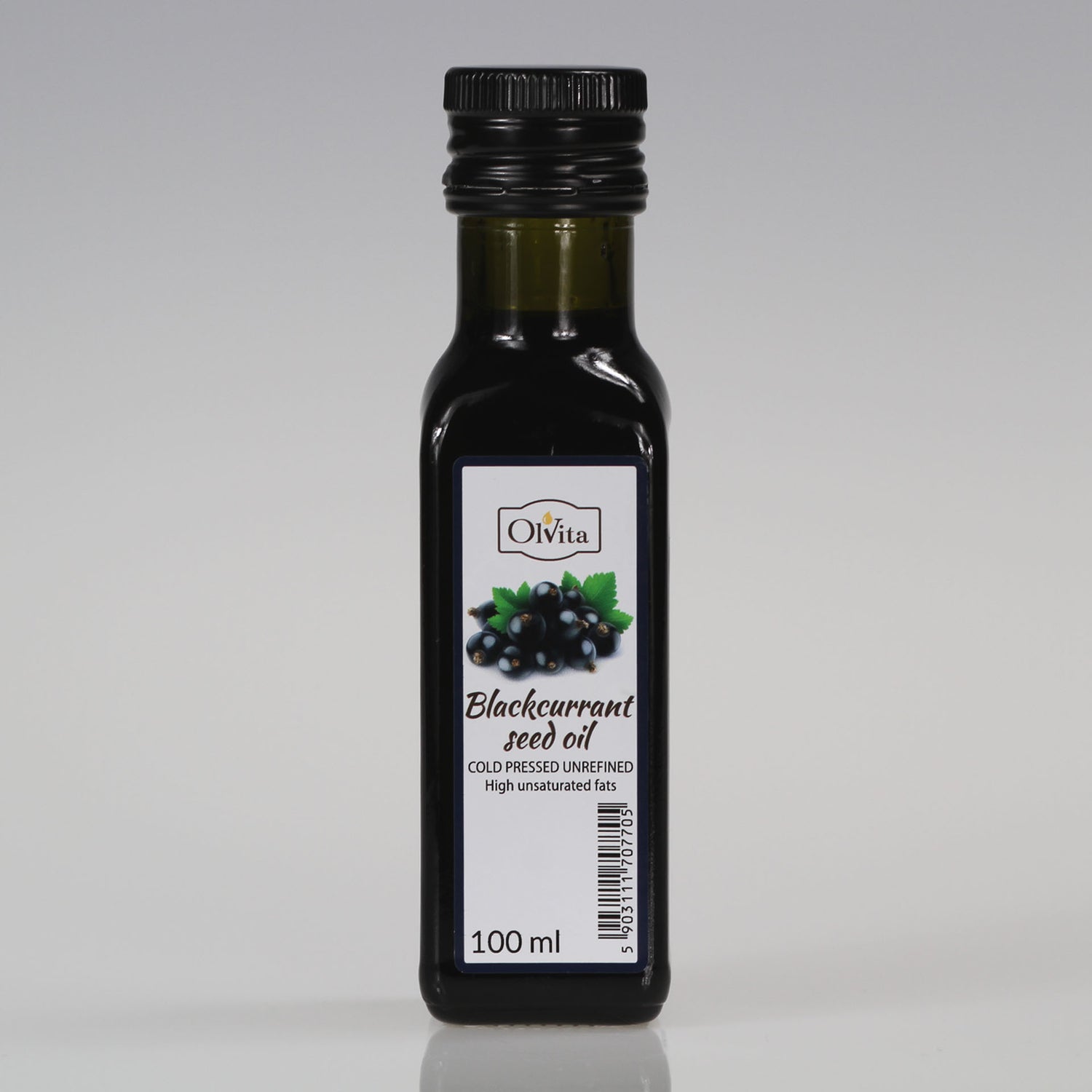Blackcurrant seed oil, cold-pressed and crude Ol&