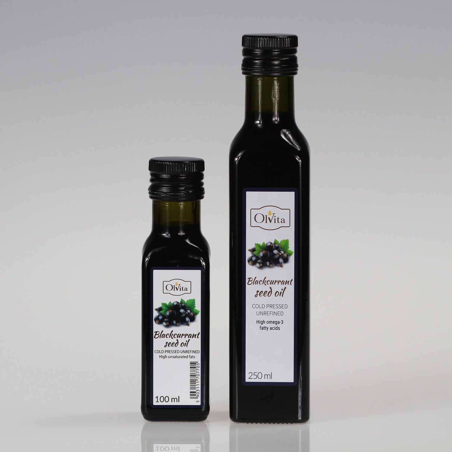 Blackcurrant seed oil, cold-pressed and crude Ol&