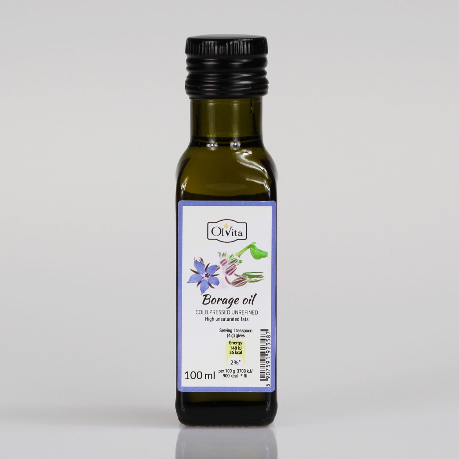 Borage seed oil - Unrefined, Cold Pressed, Ol&