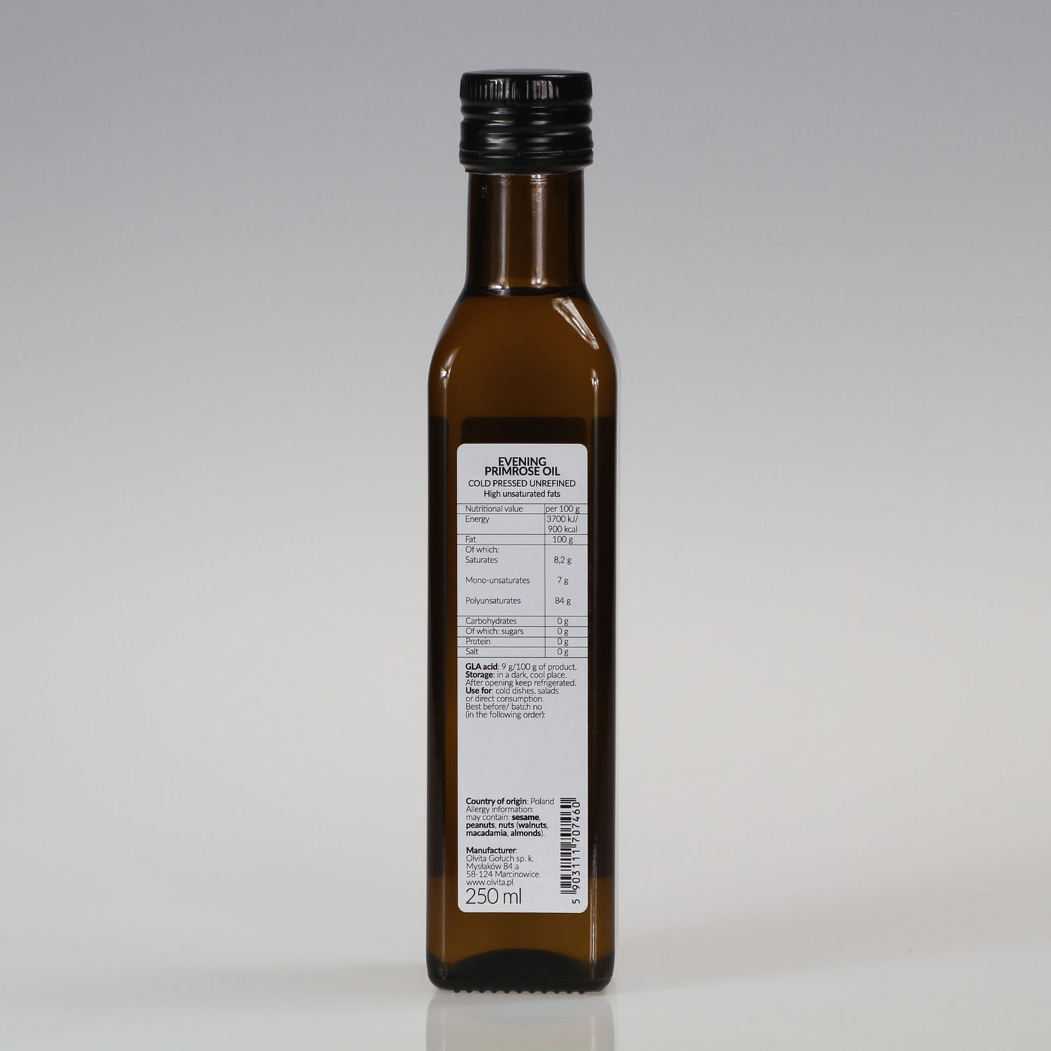 Evening Primrose Oil - cold pressed, unrefined Ol&