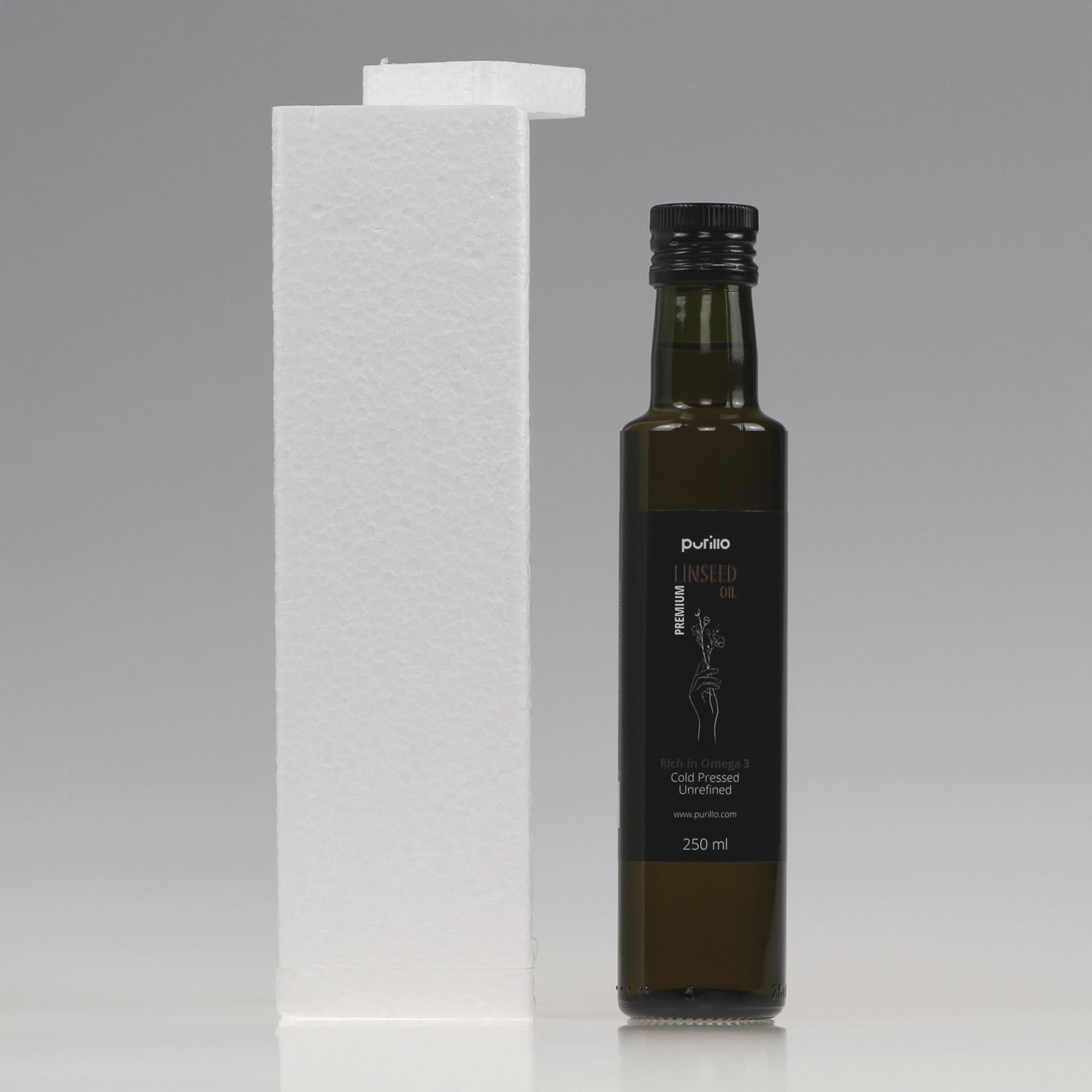 Linseed oil, cold-pressed, unrefined - Purillo