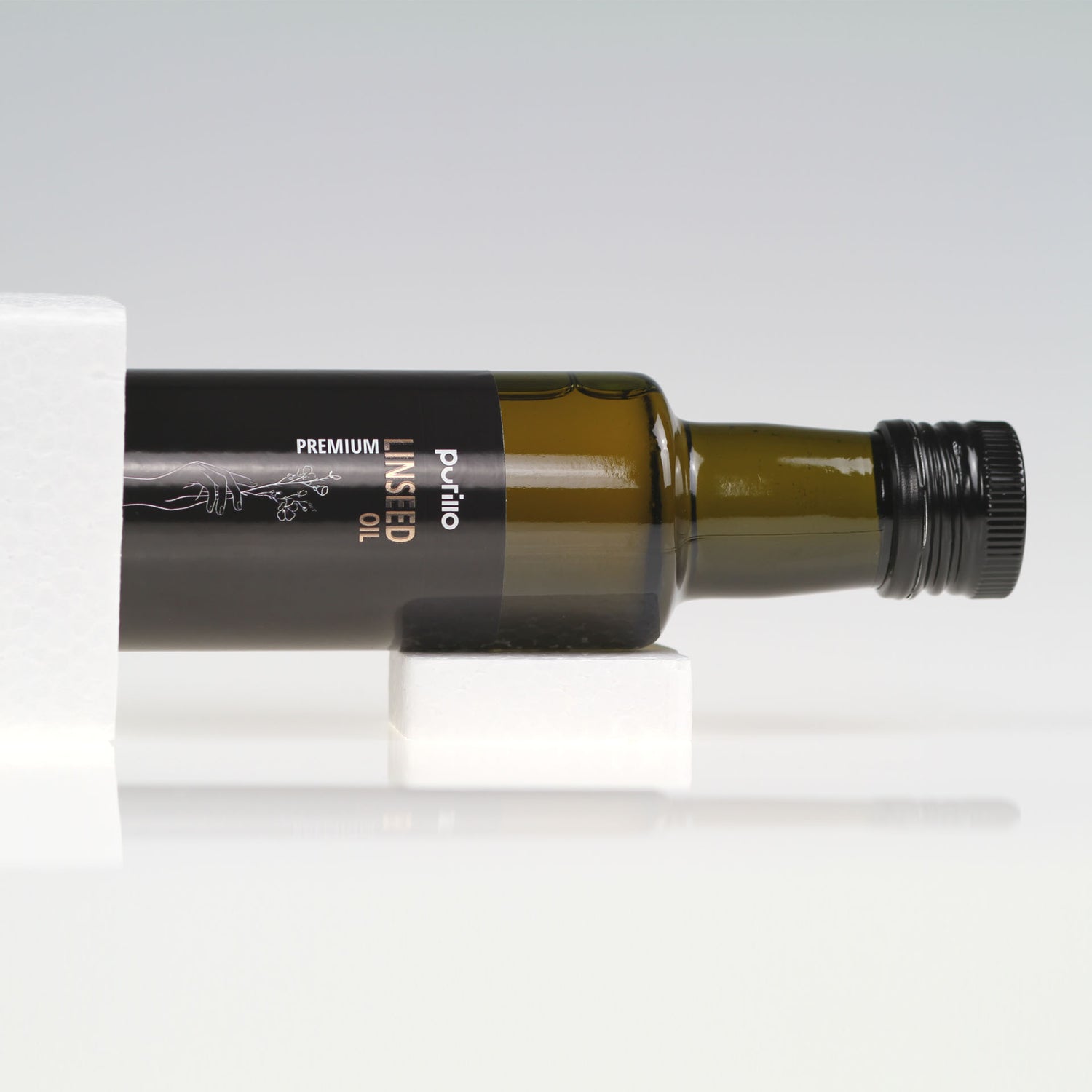 Linseed oil, cold-pressed, unrefined - Purillo