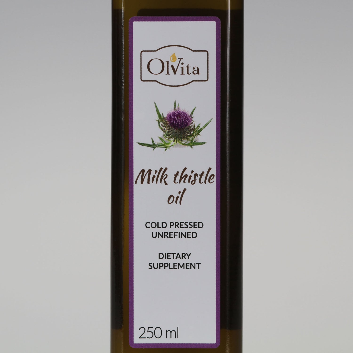 Milk thistle oil, cold-pressed and crude, Dietary Supplement, Ol’Vita