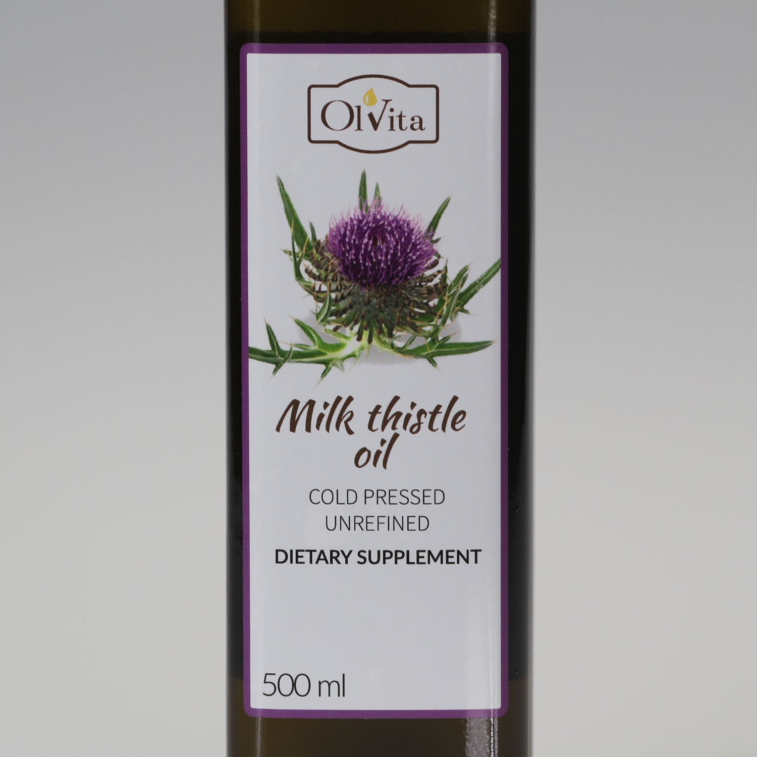 Milk thistle oil, cold-pressed and crude, Dietary Supplement, Ol’Vita