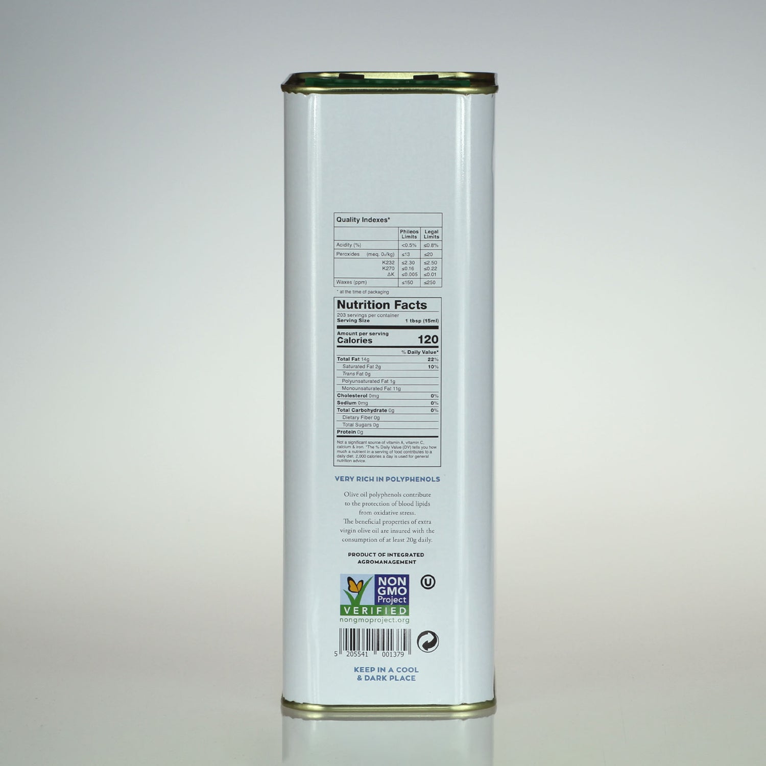 Olive Oil - Extra Virgin, Phileos of Sparta, Greece