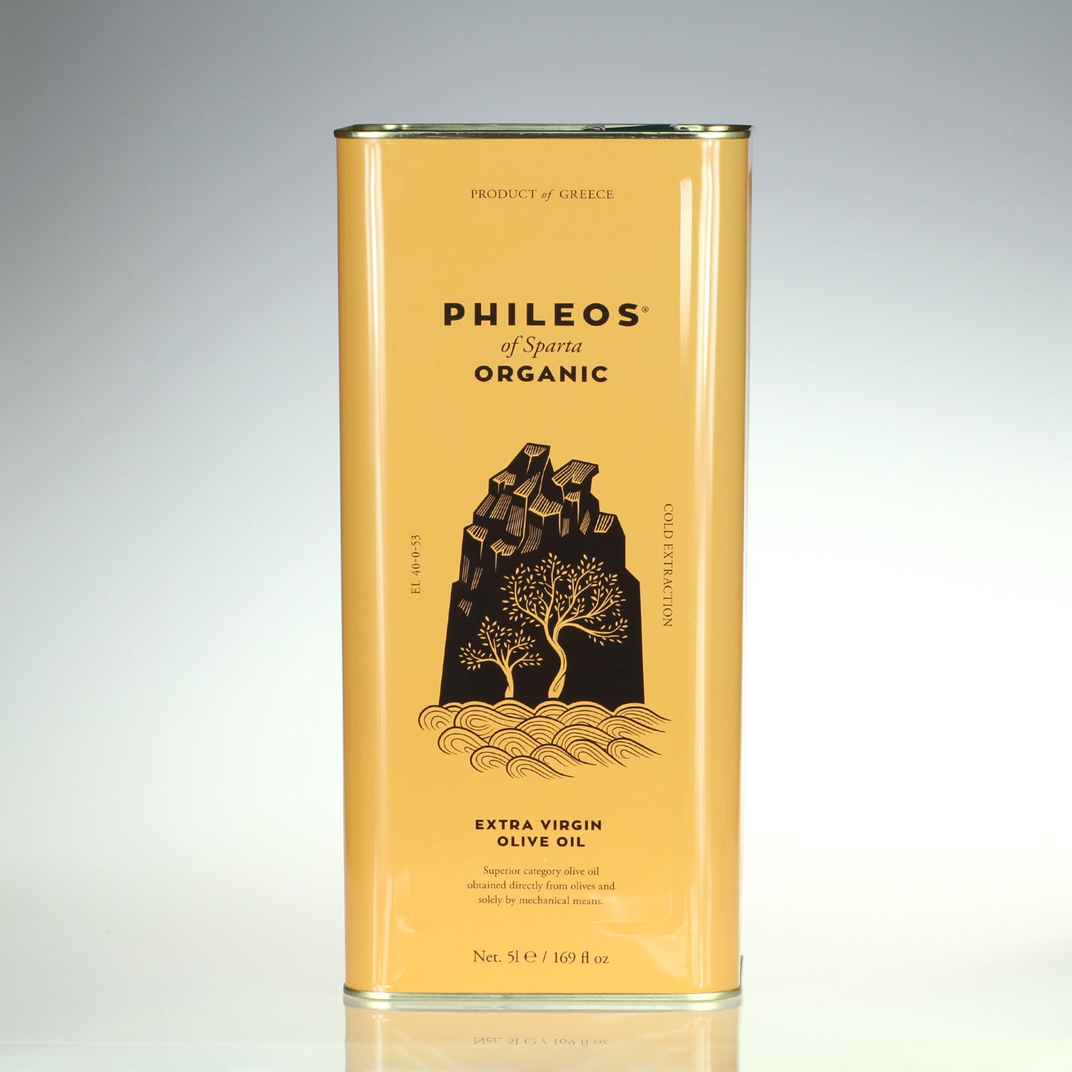 Olive Oil - Organic - Extra Virgin, Phileos of Sparta, Greece