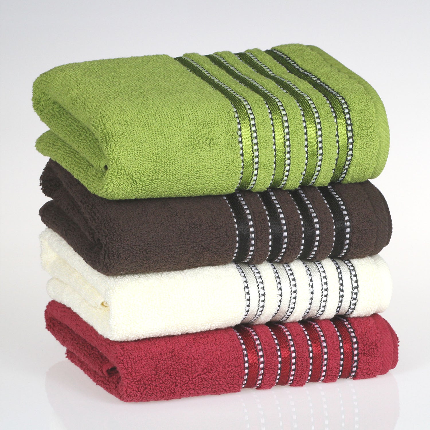 Cotton Towel Porto Set - Face Cloth, Hand Towel, Bath Towel, Ręczniki Bawełniane