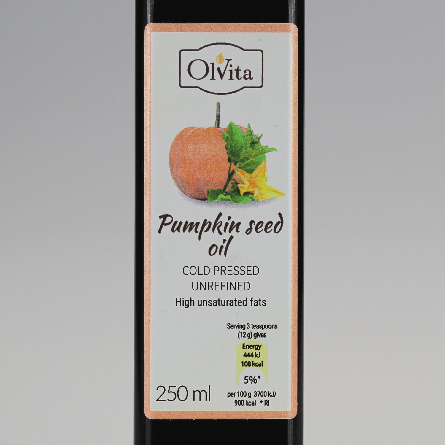 Pumpkin Seed Oil - Cold Pressed, Unrefined - Ol&