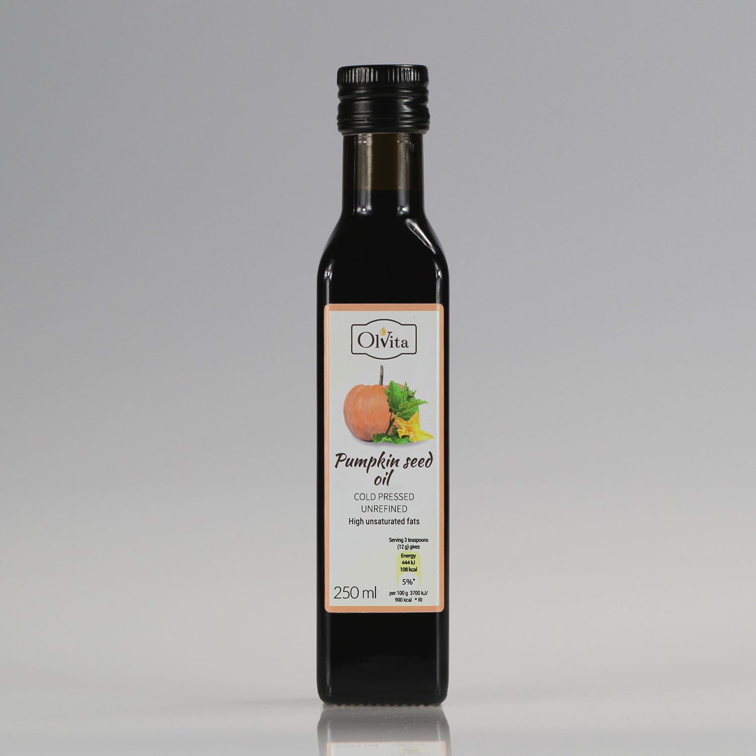 Pumpkin Seed Oil - Cold Pressed, Unrefined - Ol&