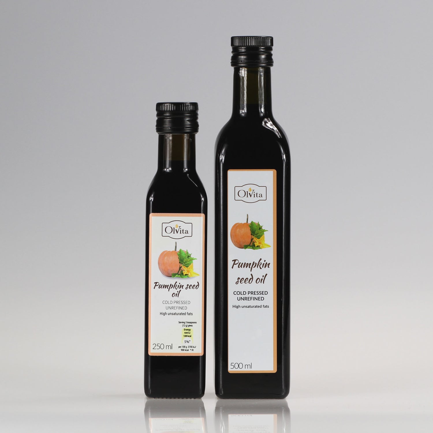 Pumpkin Seed Oil - Cold Pressed, Unrefined - Ol&