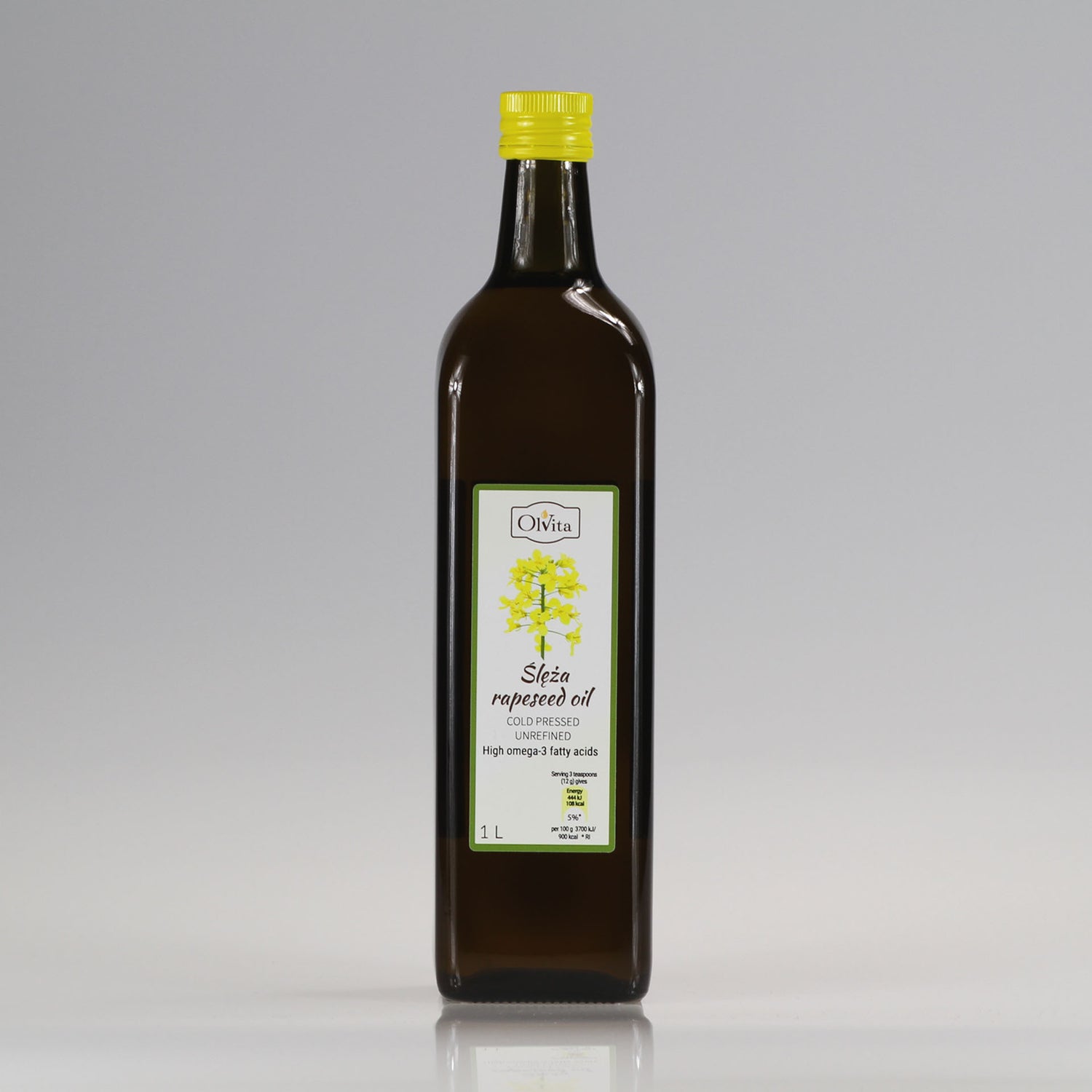Rapeseed oil, cold-pressed and crude Ol’Vita