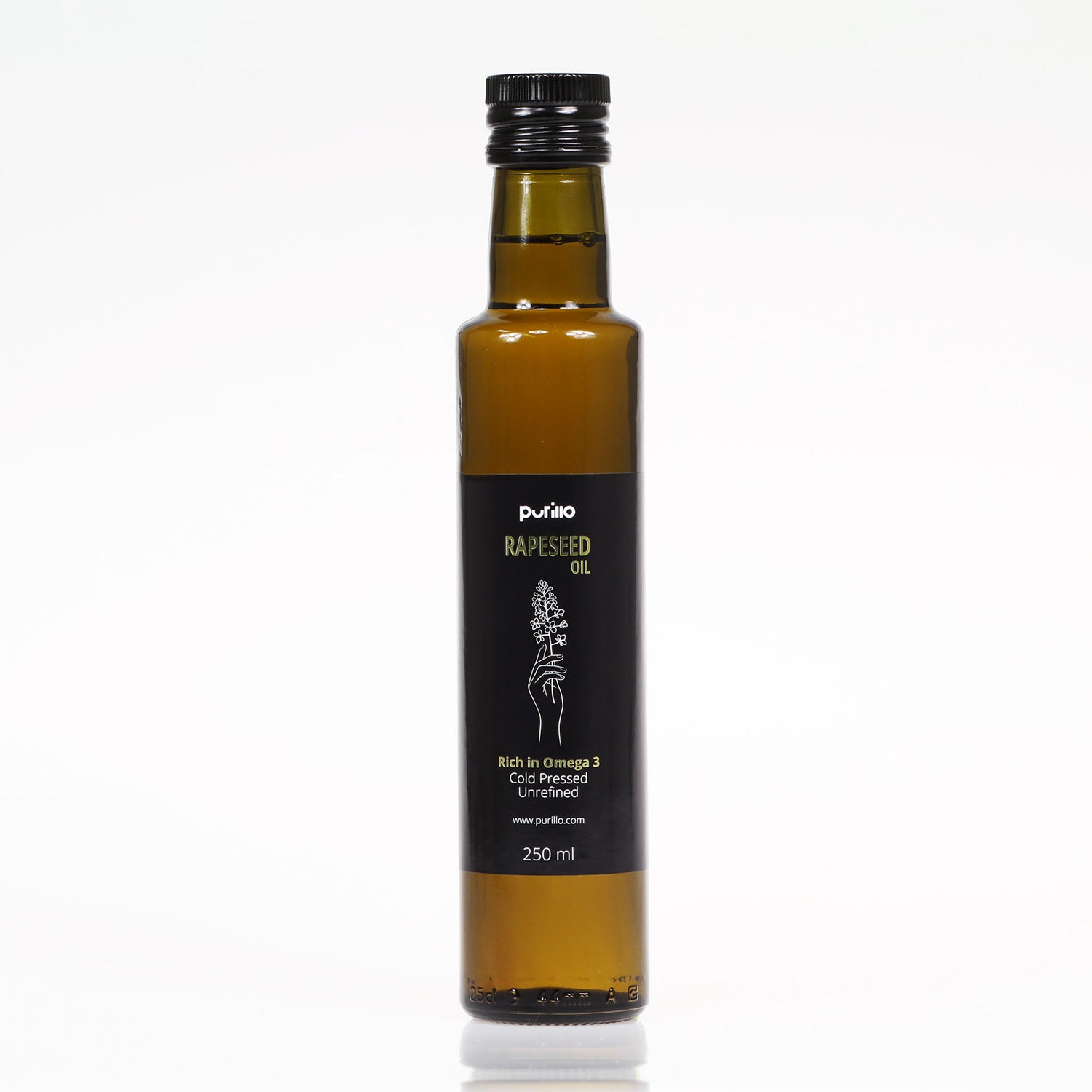 Rapeseed oil, cold-pressed, unrefined - Purillo