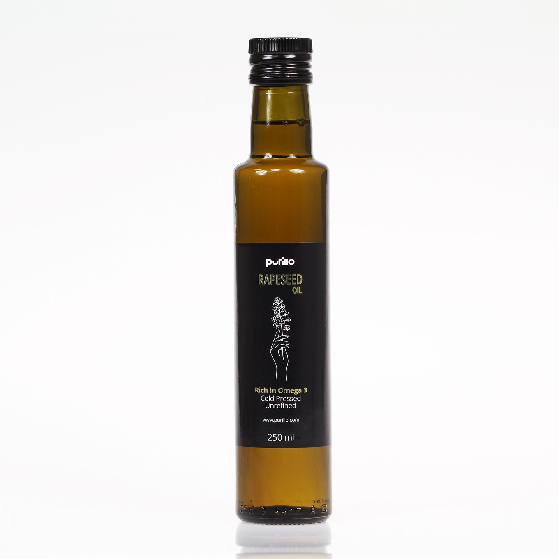 Rapeseed oil, cold-pressed, unrefined - Purillo
