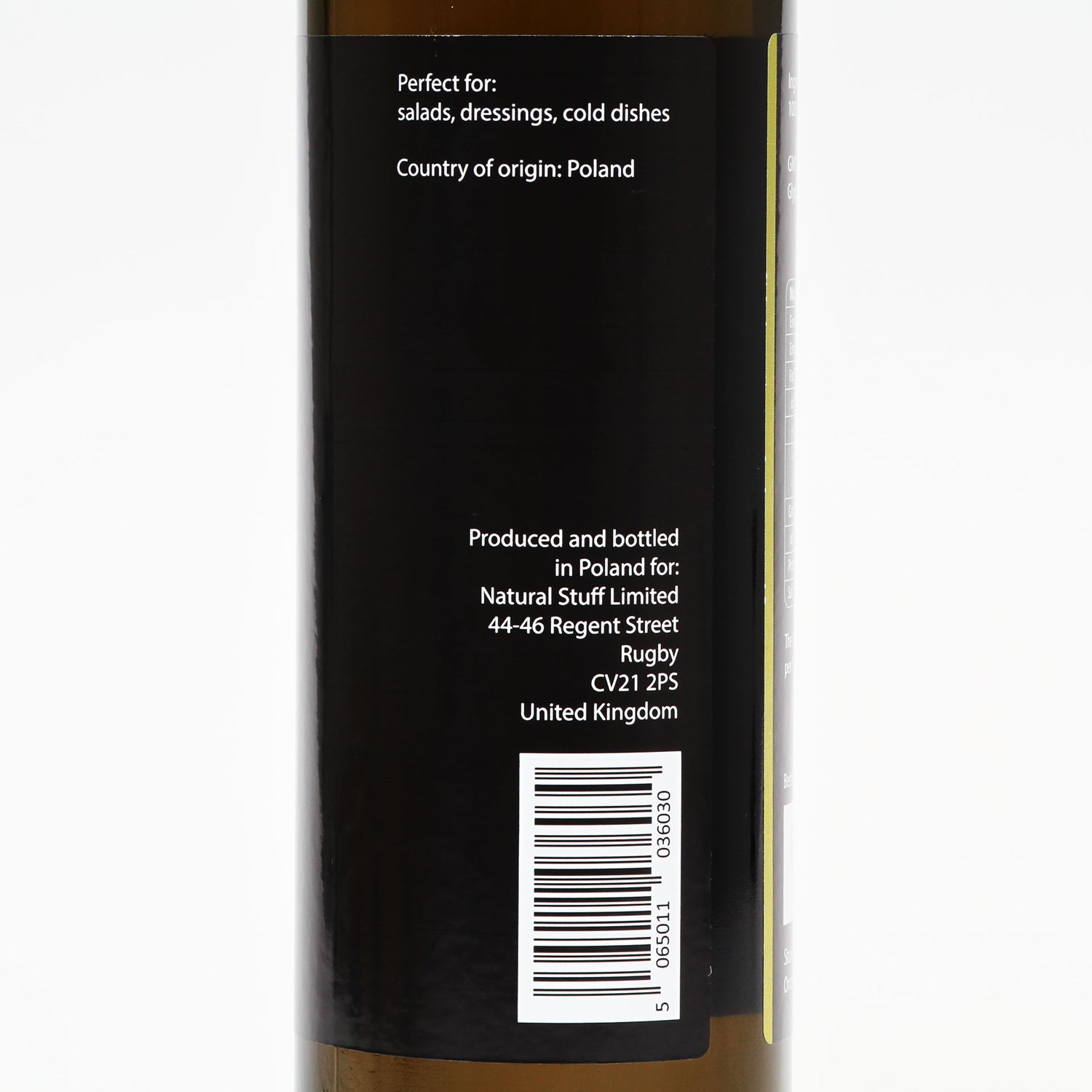 Rapeseed oil, cold-pressed, unrefined - Purillo