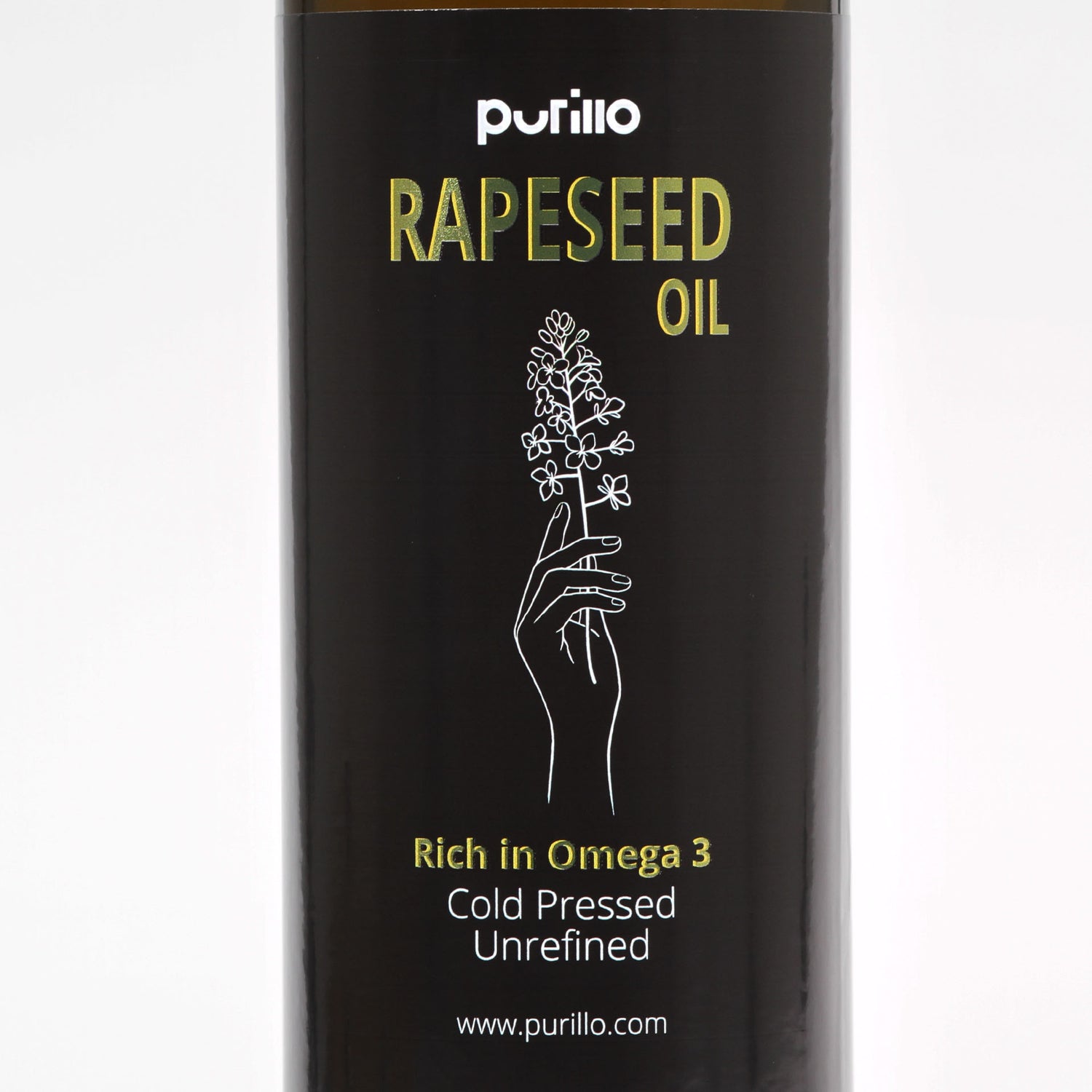 Rapeseed oil, cold-pressed, unrefined - Purillo