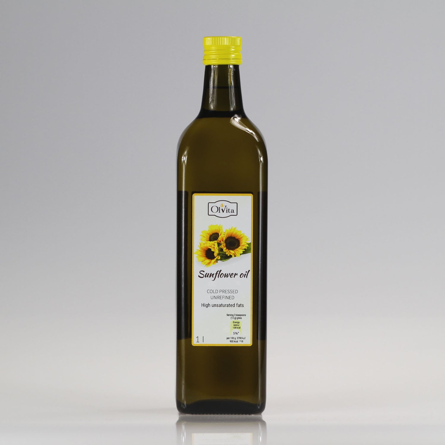 Sunflower oil, cold-pressed and crude Ol’Vita