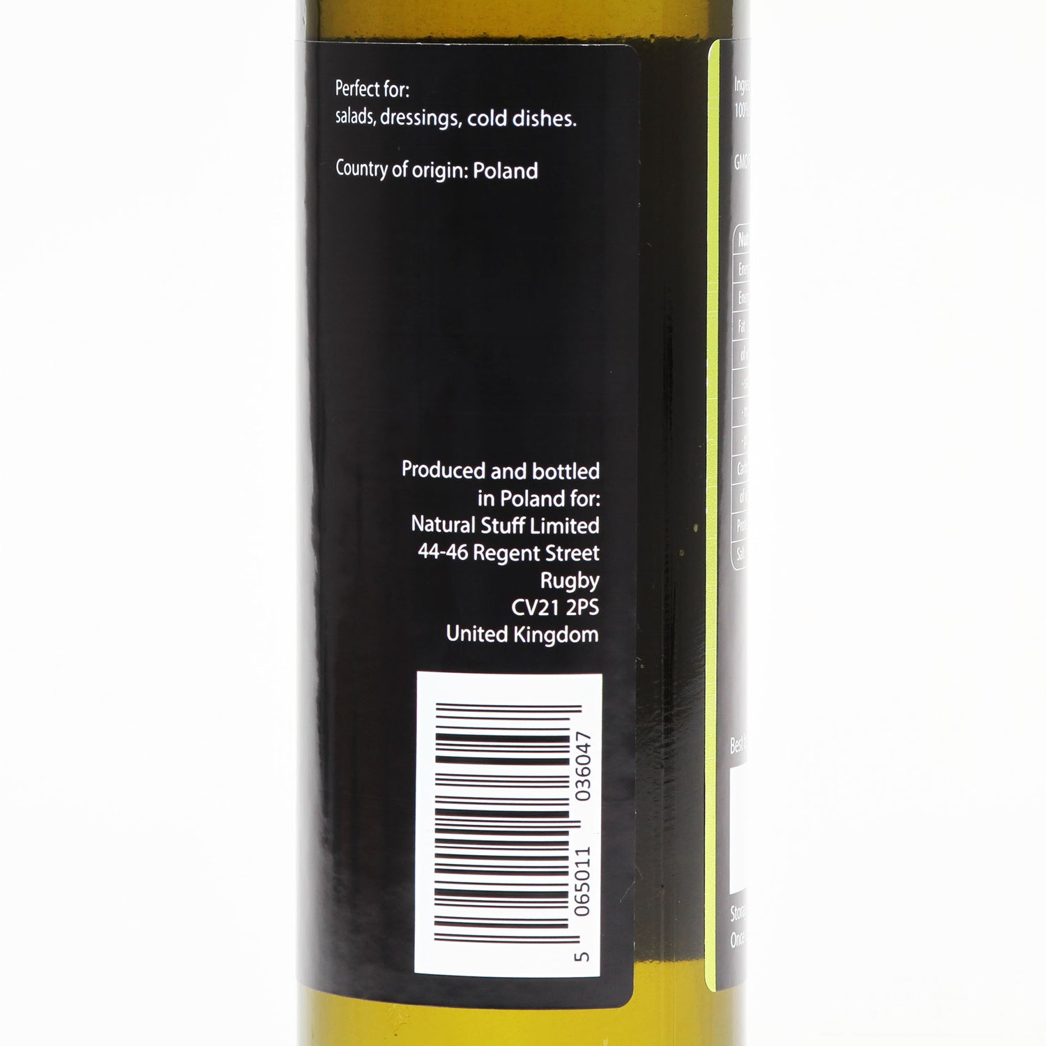 Sunflower oil, cold-pressed, unrefined - Purillo