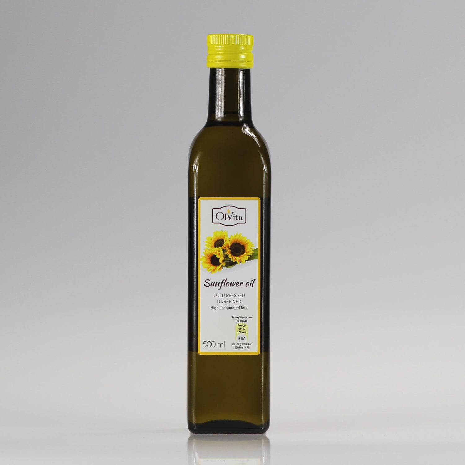 Sunflower oil, cold-pressed and crude Ol’Vita