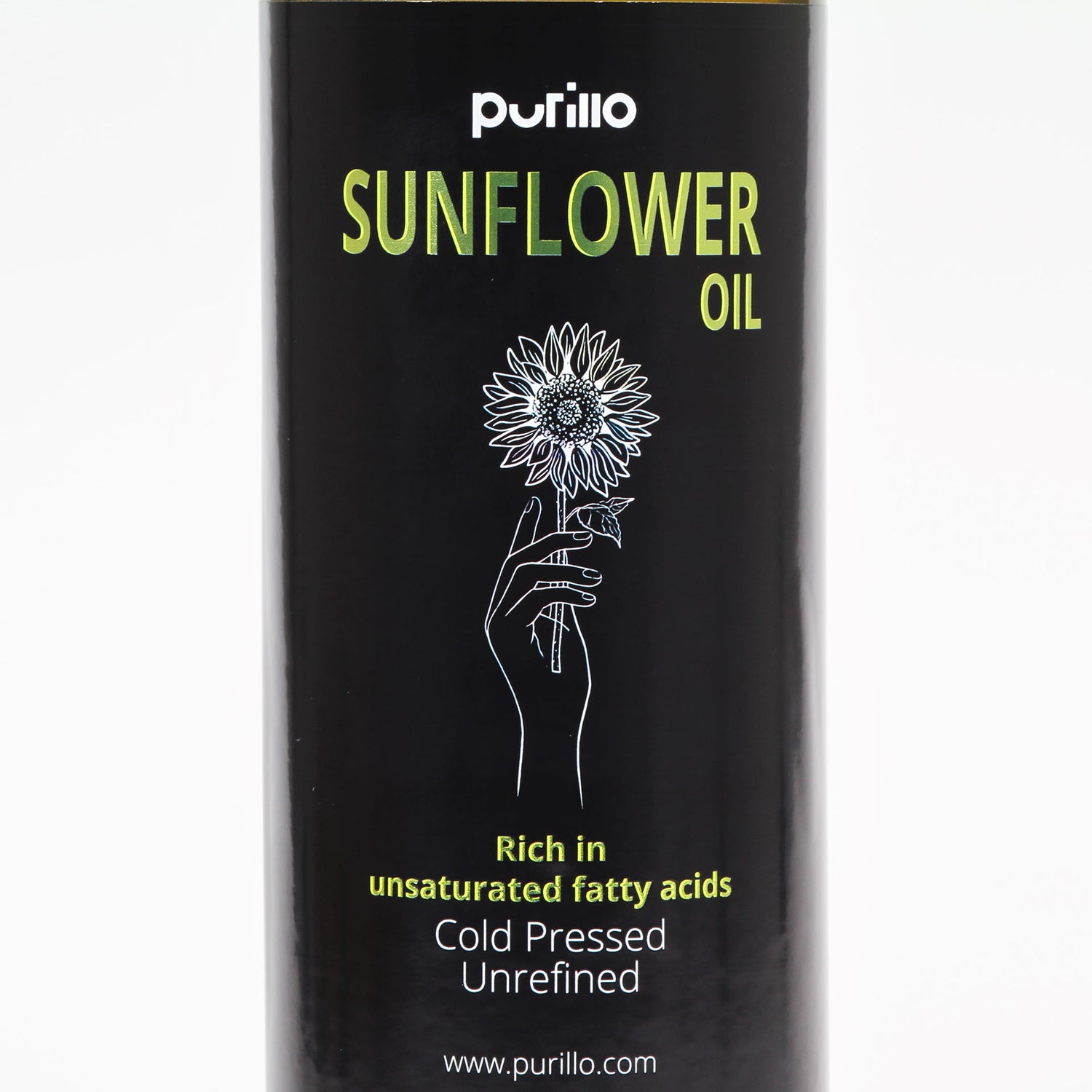 Sunflower oil, cold-pressed, unrefined - Purillo