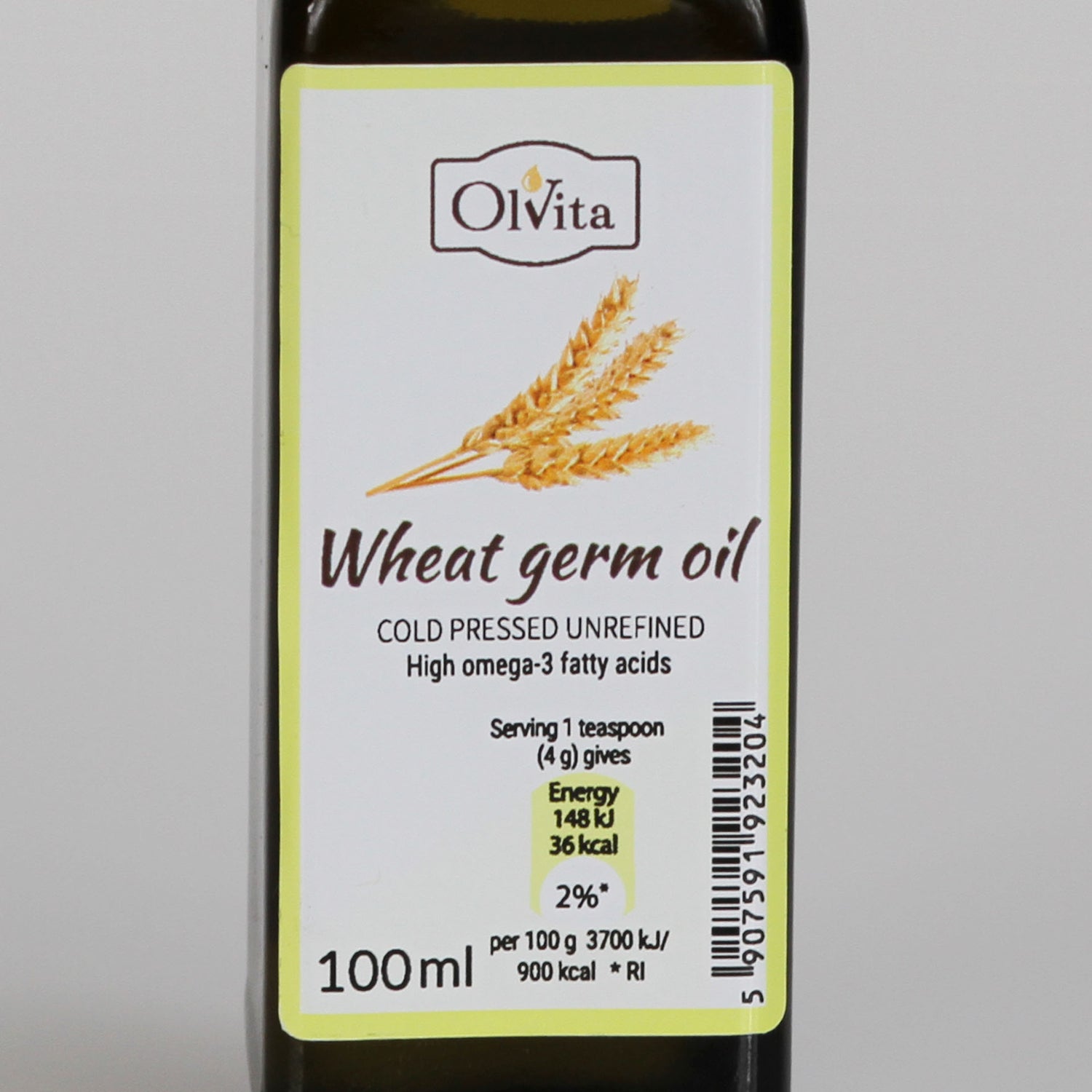 Wheat Germ Oil, cold-pressed and crude Ol’Vita