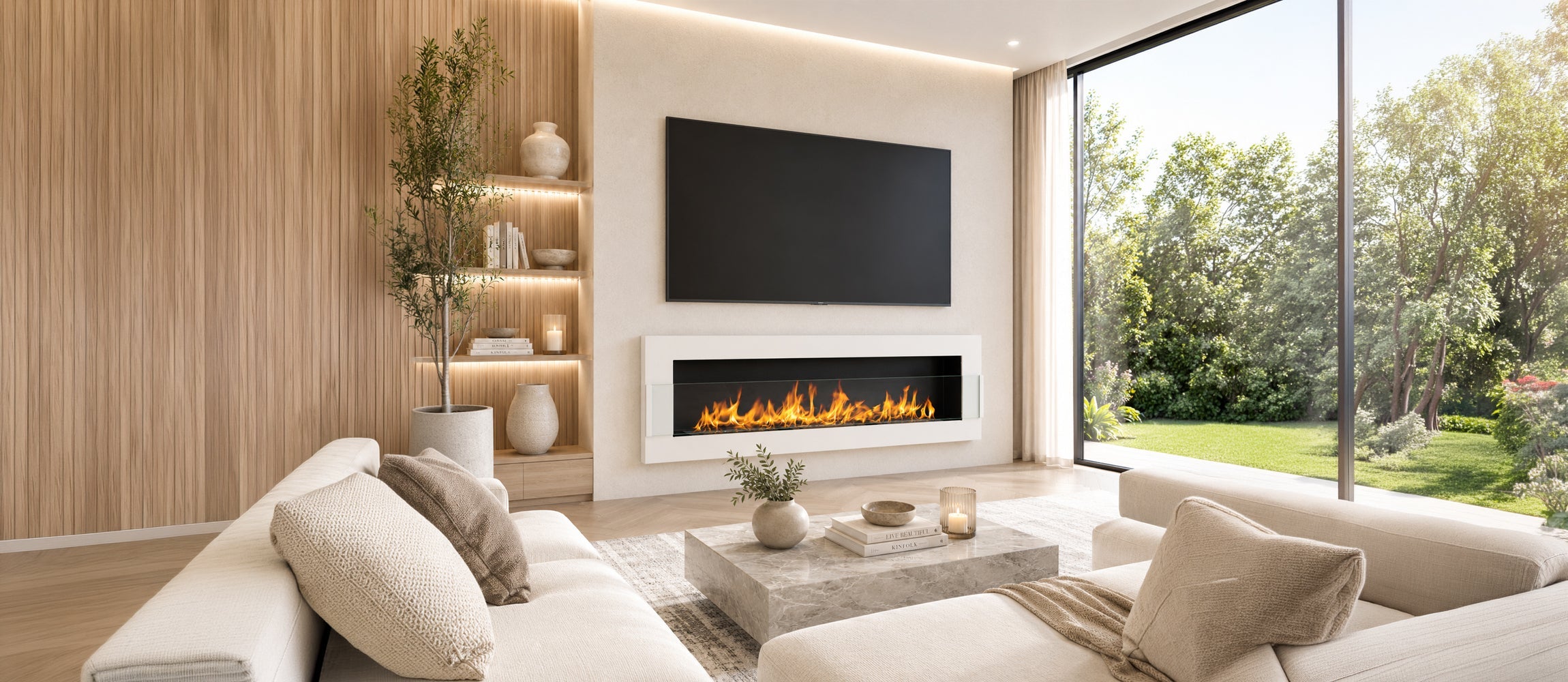 Wall-Mounted Bioethanol Fireplaces