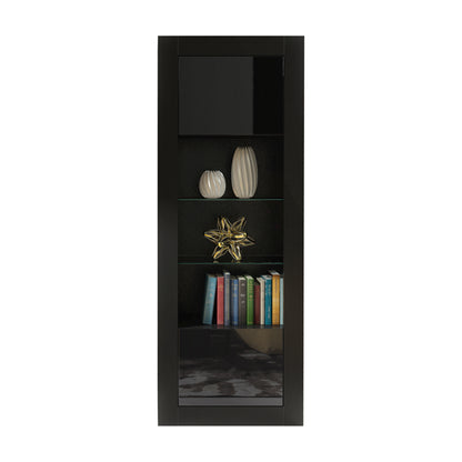 Display Cabinet – 170cm – High Gloss Doors – LED or Non-LED – Tall Modern Unit – LUNARO
