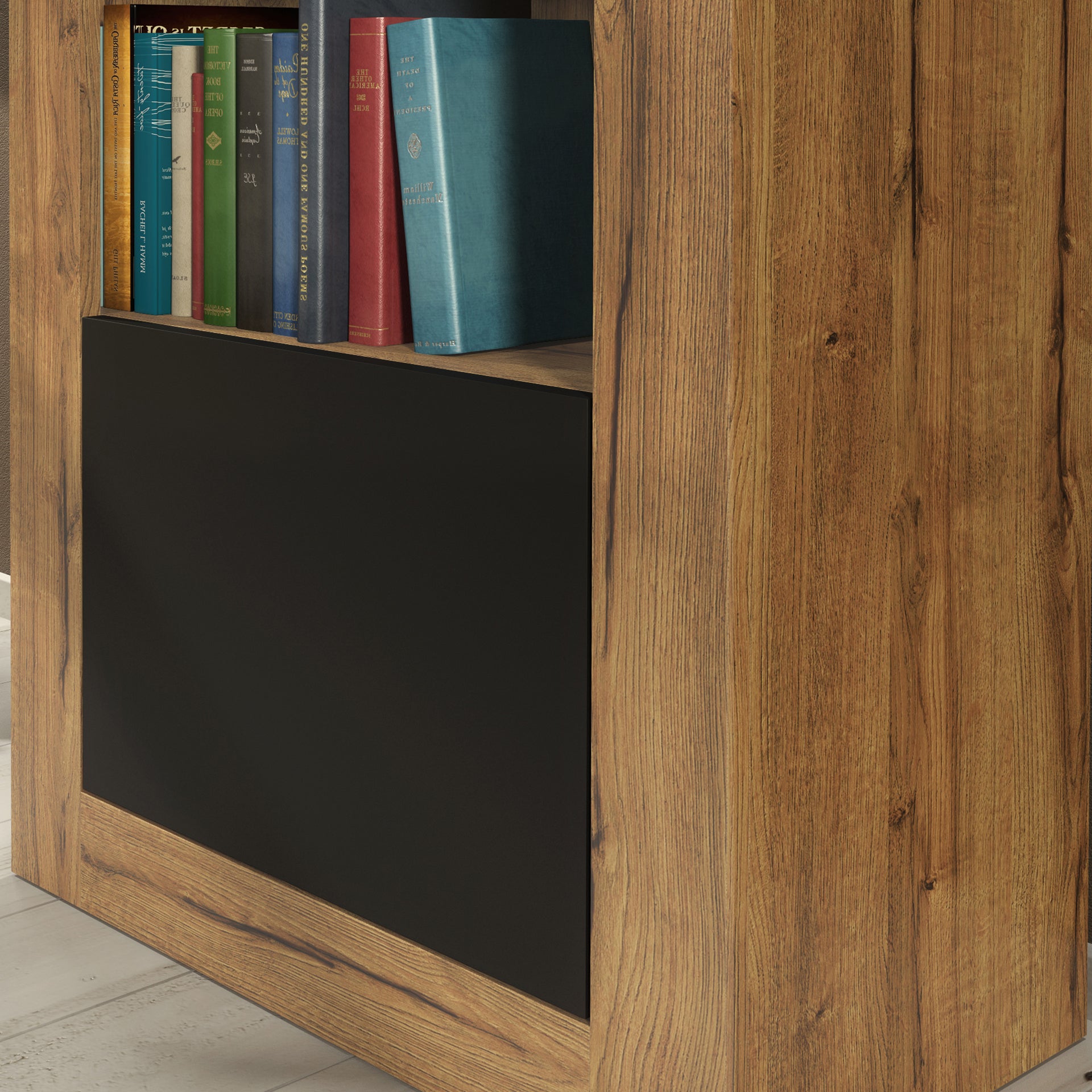 Display Cabinet – 170cm – High Gloss Doors – LED or Non-LED – Tall Modern Unit – LUNARO