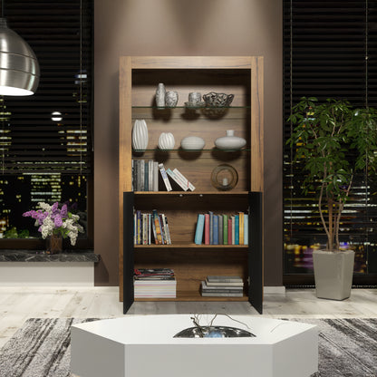 Display Cabinet – 170cm – High Gloss Doors – LED or Non-LED – Modern Showcase Sideboard – LUNARO