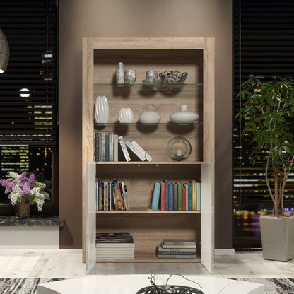 Display Cabinet – 170cm – High Gloss Doors – LED or Non-LED – Modern Showcase Sideboard – LUNARO