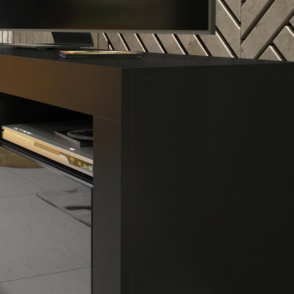 TV Stand – 160cm – High Gloss Doors – LED or Non-LED – Modern Storage Cabinet – LUNARO