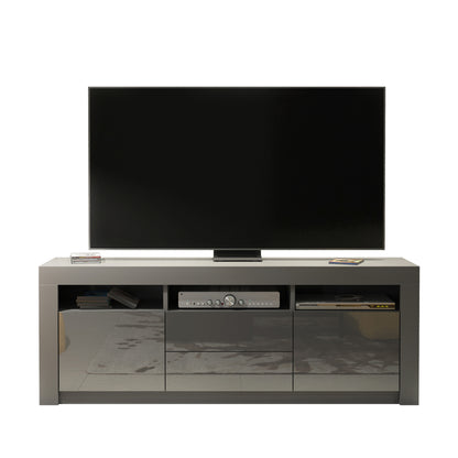TV Stand – 160cm – High Gloss Doors – LED or Non-LED – Modern Storage Cabinet – LUNARO