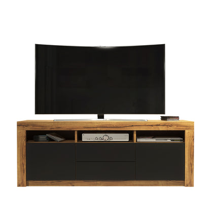 TV Stand – 160cm – High Gloss Doors – LED or Non-LED – Modern Storage Cabinet – LUNARO