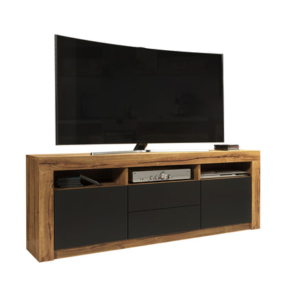 TV Stand – 160cm – High Gloss Doors – LED or Non-LED – Modern Storage Cabinet – LUNARO
