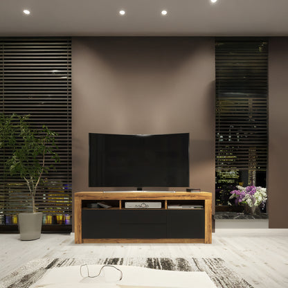 TV Stand – 160cm – High Gloss Doors – LED or Non-LED – Modern Storage Cabinet – LUNARO