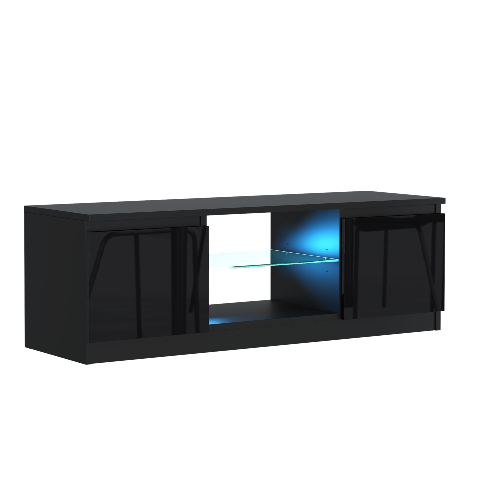 TV Stand – 120cm – High Gloss Front – LED or Non-LED – Compact Modern Unit – VELERA