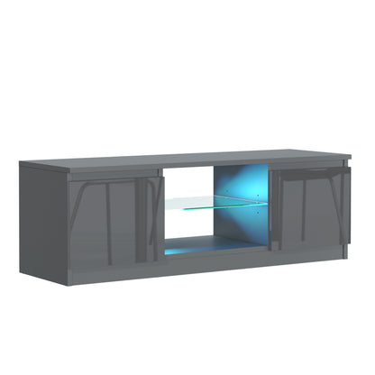 TV Stand – 120cm – High Gloss Front – LED or Non-LED – Compact Modern Unit – VELERA