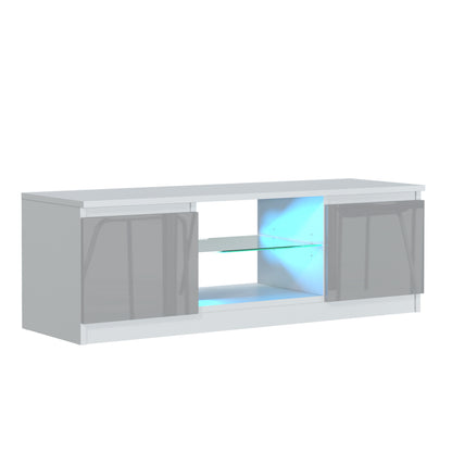 TV Stand – 120cm – High Gloss Front – LED or Non-LED – Compact Modern Unit – VELERA