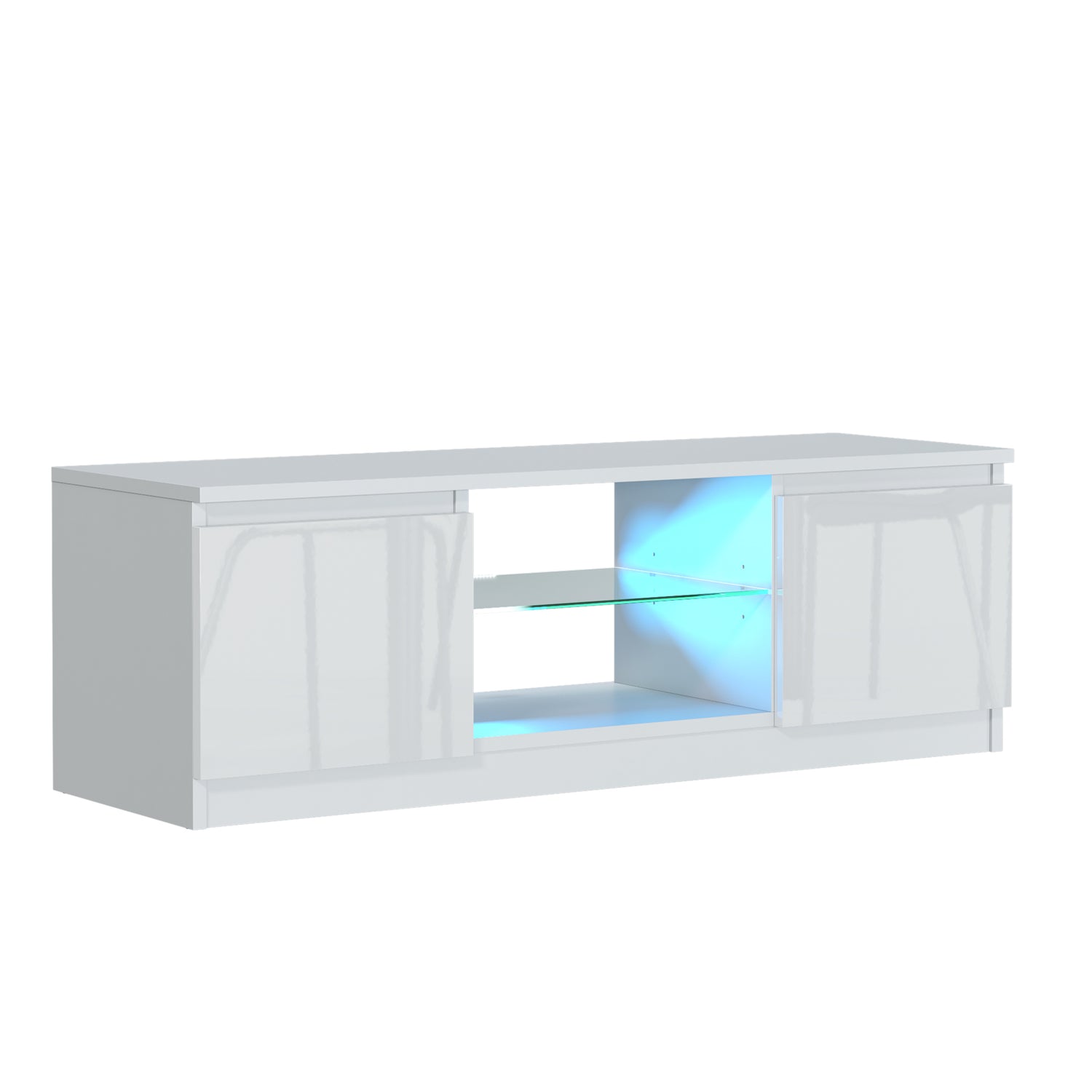 TV Stand – 120cm – High Gloss Front – LED or Non-LED – Compact Modern Unit – VELERA