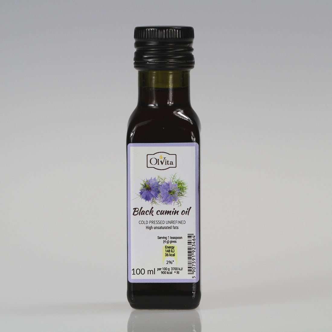 Black cumin / black seed oil (Nigella sativa), cold-pressed Ol’Vita