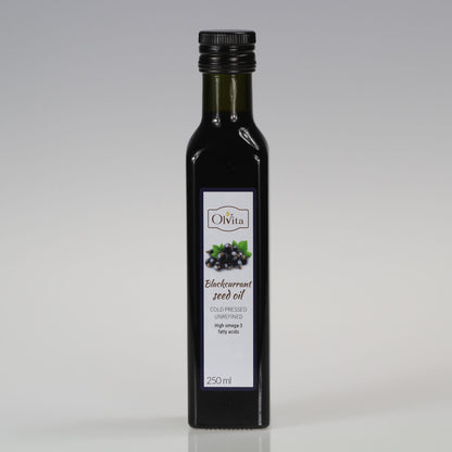 Blackcurrant seed oil, cold-pressed and crude Ol&