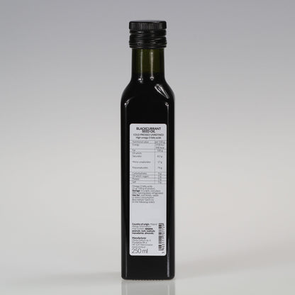 Blackcurrant seed oil, cold-pressed and crude Ol&