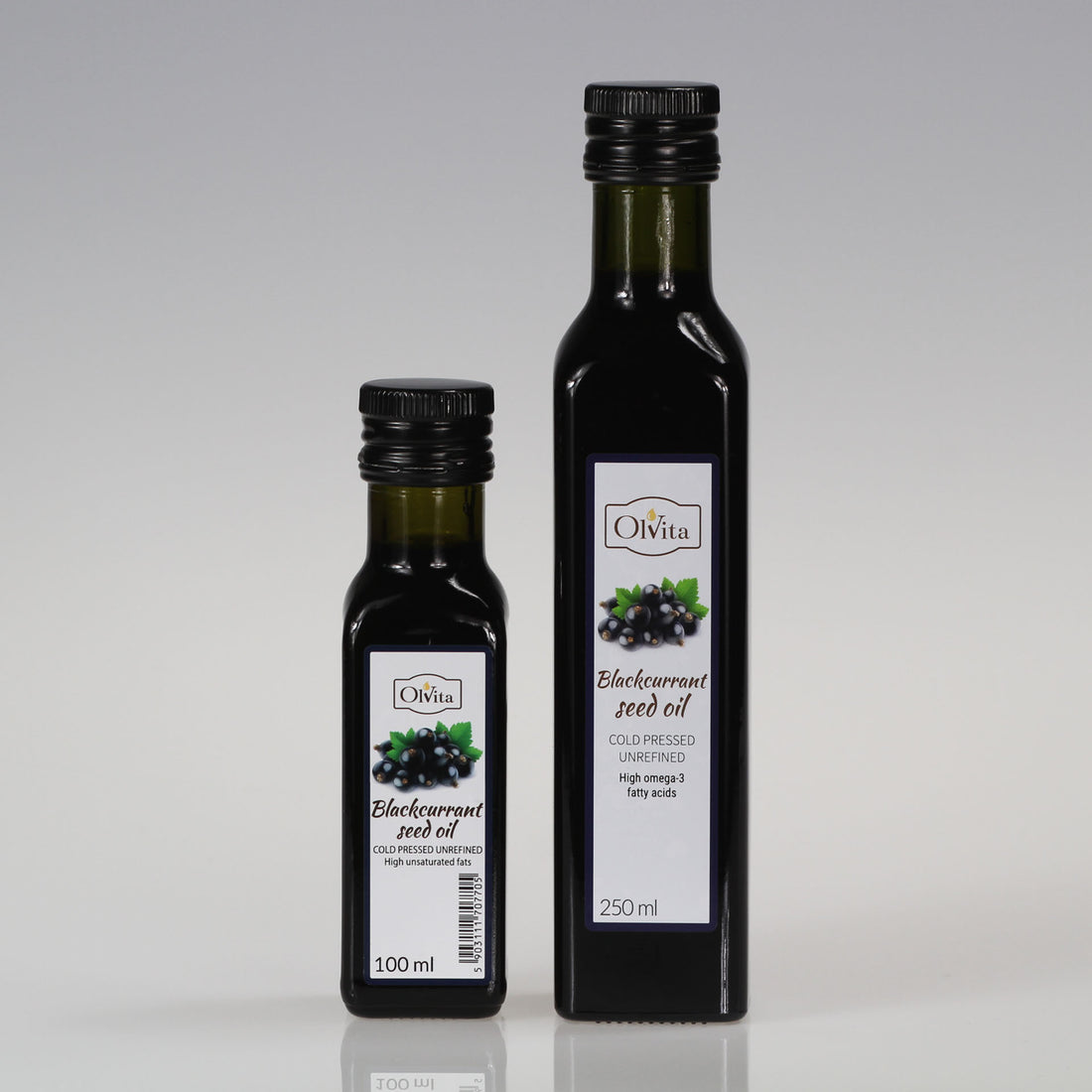 Blackcurrant seed oil, cold-pressed and crude Ol&