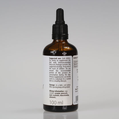 Coriander seed oil, cold-pressed and crude, dietary suplement - Ol’Vita