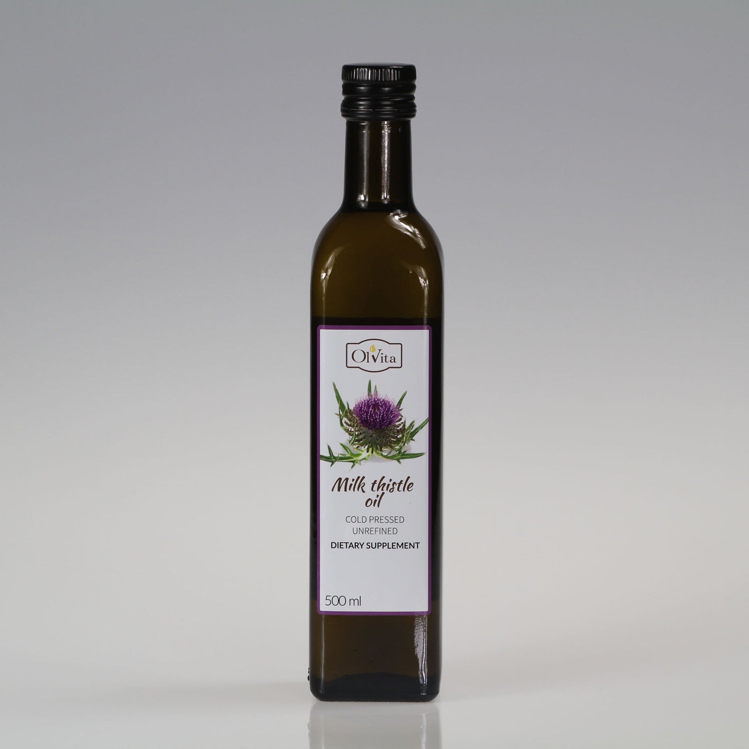 Milk thistle oil, cold-pressed and crude, Dietary Supplement, Ol’Vita