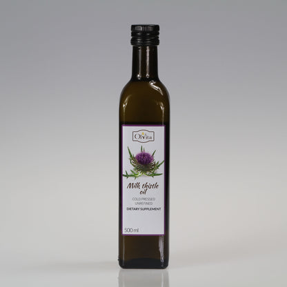Milk thistle oil, cold-pressed and crude, Dietary Supplement, Ol’Vita