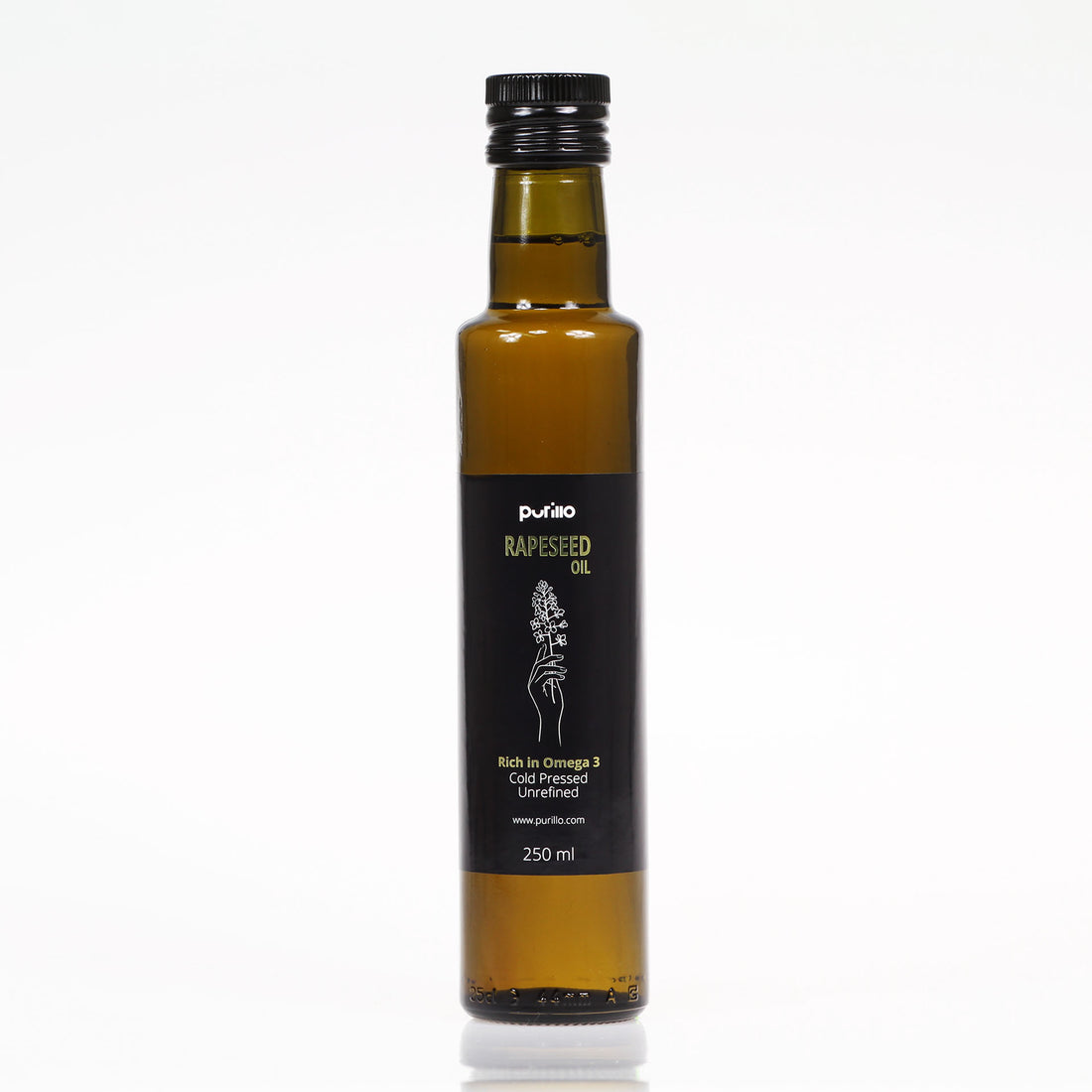 Rapeseed oil, cold-pressed, unrefined - Purillo