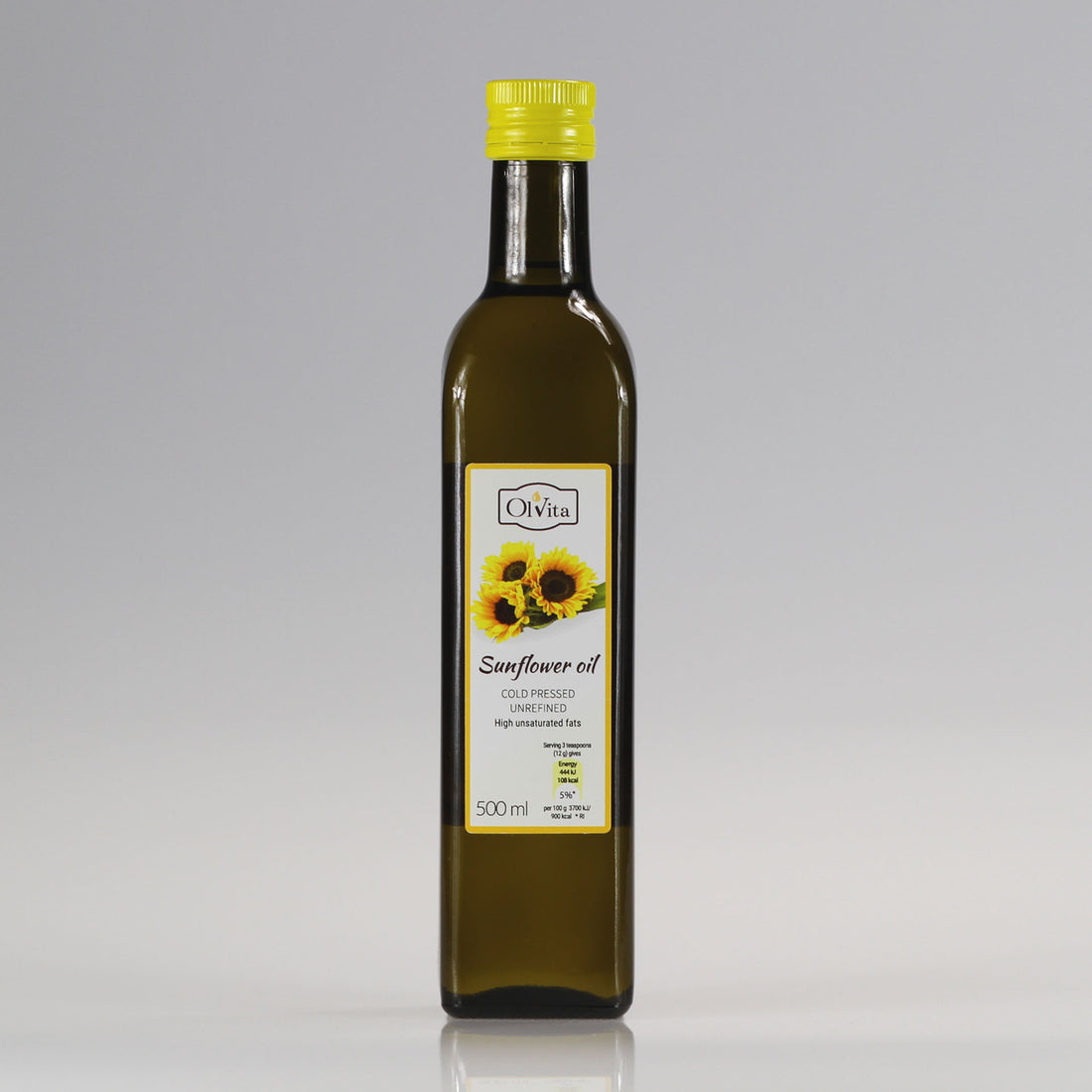 Sunflower oil, cold-pressed and crude Ol’Vita